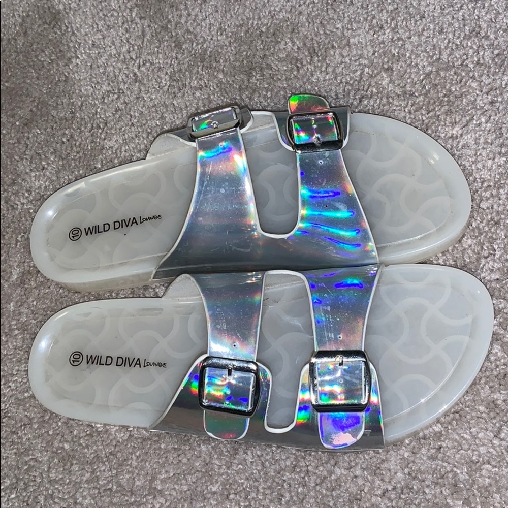 Forever 21 holographic slides